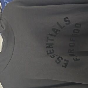 FEAR OF GOD ESSENTIALS SCOOP HOODIE SIZE L